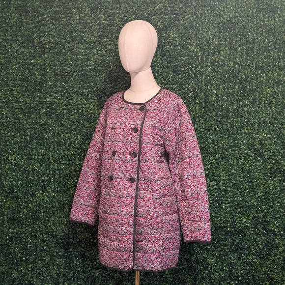 J.Crew Floral Reversible Jacket Prima Loft Liberty Print G7969, Size Small NWTS - Picture 1 of 5